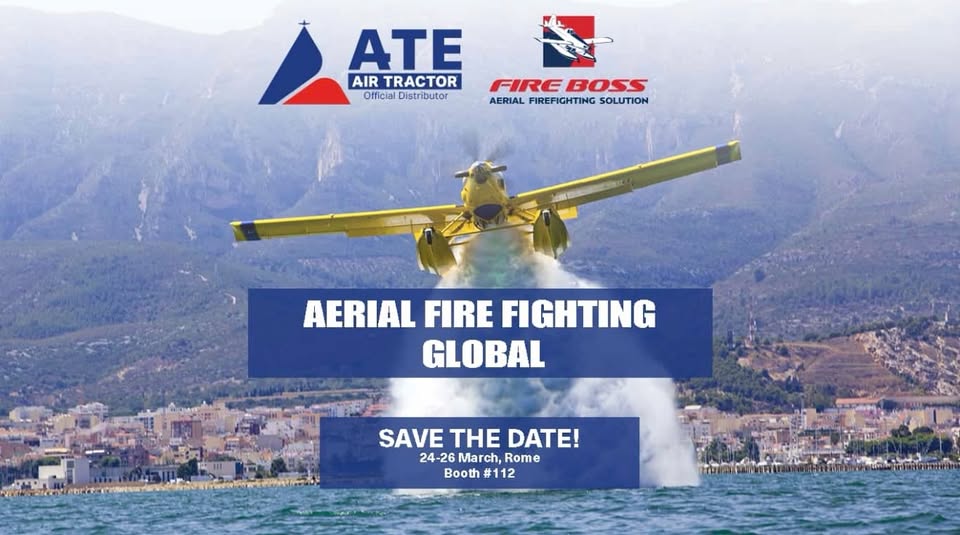 Aviation Trade Europe participará en Aerial Fire Fighting Global 2026 en Roma